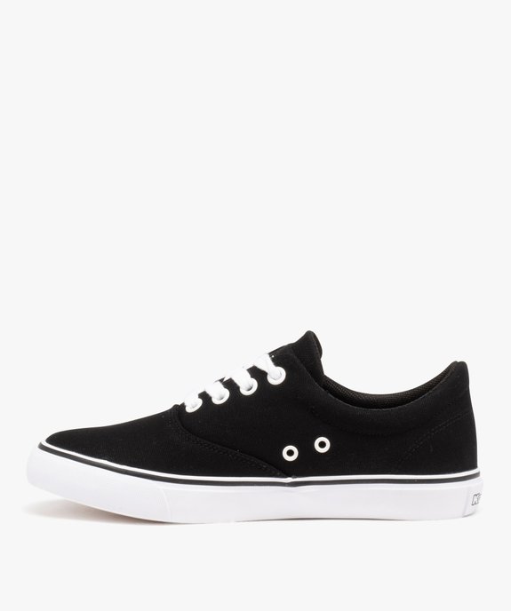 Baskets en toile skateshoes garçon - Kappa Nisio vue3 - KAPPA - GEMO