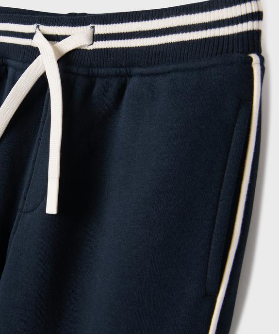 Pantalon de jogging avec liserés contrastants garçon - Camps United vue2 - CAMPS - GEMO