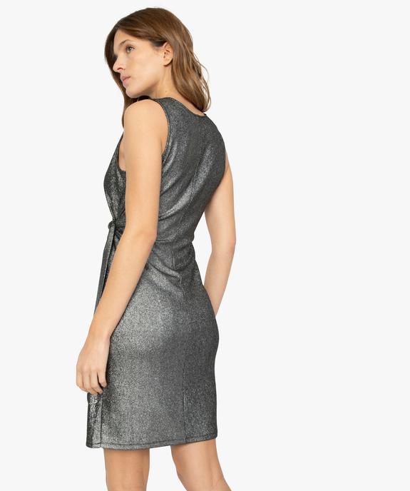 Robe de soirée femme en matière pailleteée vue3 - GEMO(FEMME PAP) - GEMO