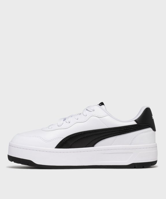 Basket basses à lacets et épaisse semelle  Court Lally Skye femme - Puma vue3 - PUMA - GEMO