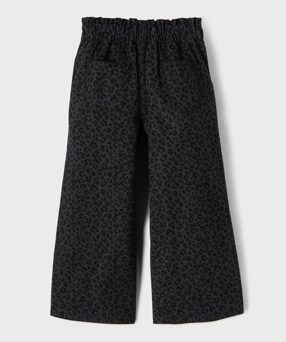Jean Straight à taille élastique fille vue5 - GEMO 4G FILLE - GEMO