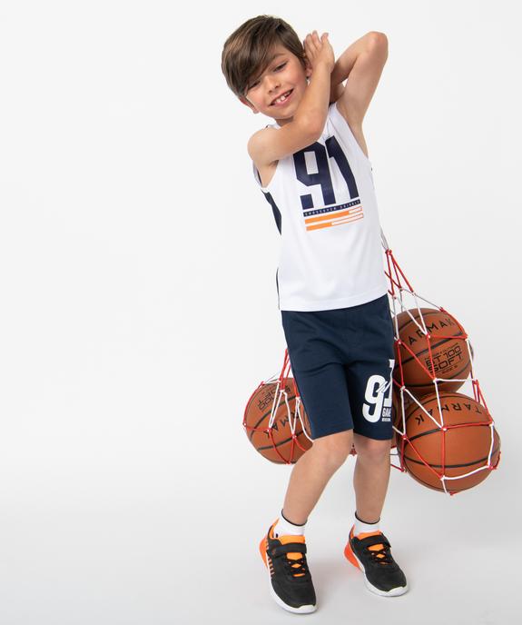 Bermuda garçon en maille jersey imprimée vue5 - GEMO (ENFANT) - GEMO