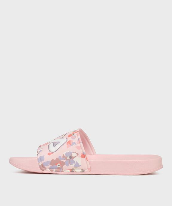 Mules de piscine à motifs fleuris femme - Fila vue3 - FILA - GEMO