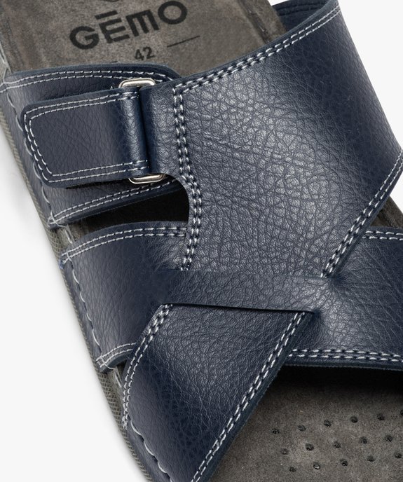 Mules confort multibrides croisées homme vue6 - GEMO (CASUAL) - GEMO