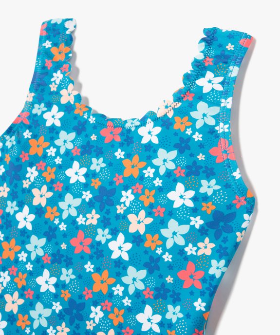 Maillot de bain fille une pièce à motifs fleuris vue2 - GEMO (ENFANT) - GEMO