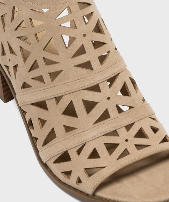 Bottines ouvertes devant et talon femme - Valentina Baldano vue6 - VALENTINA BALDA - GEMO