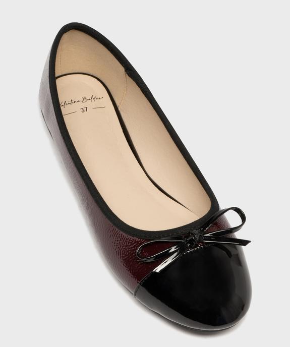 Ballerines vernies bicolores femme vue5 - VALENTINA BALDA - GEMO