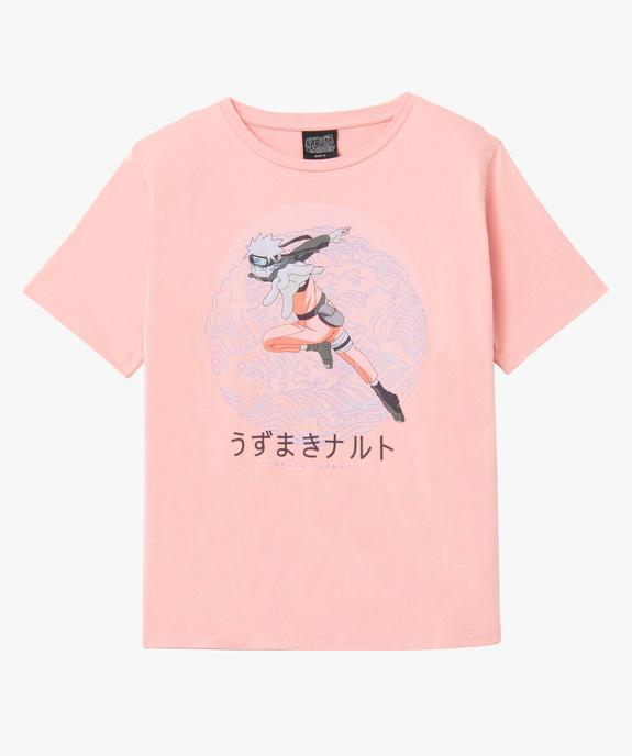 Tee-shirt femme avec motif manga - Naruto vue4 - NARUTO - GEMO