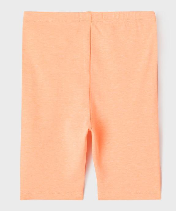Legging court uni taille élastique fille vue5 - GEMO (ENFANT) - GEMO