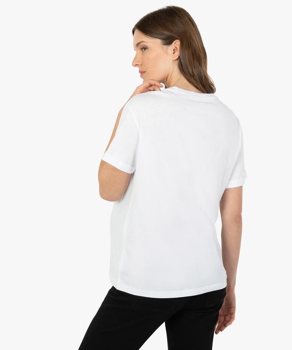 Tee-shirt de grossesse compatible allaitement avec motif  vue3 - GEMO 4G MATERN - GEMO