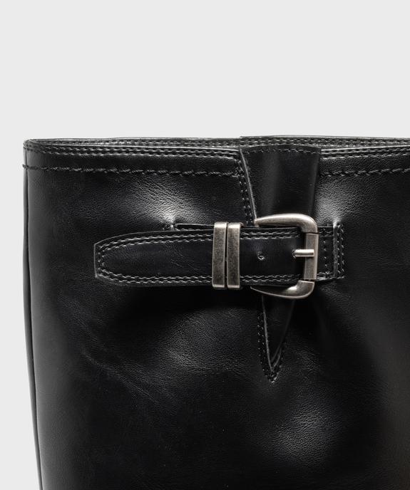 Bottes cavalières à petite boucle décorative femme - Follow Me vue6 - FOLLOW ME - GEMO