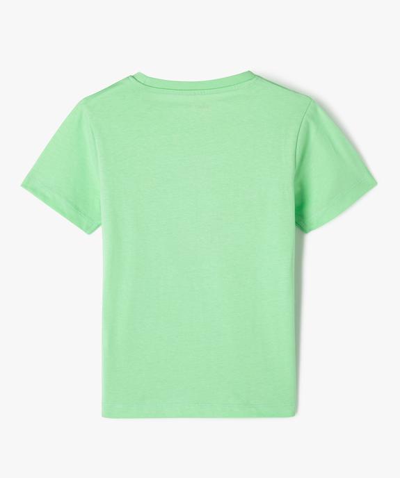 Tee-shirt imprimé 100% coton garçon vue3 - GEMO (ENFANT) - GEMO