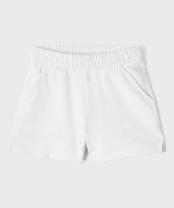 Short ample en maille French Terry fille vue1 - GEMO 4G FILLE - GEMO