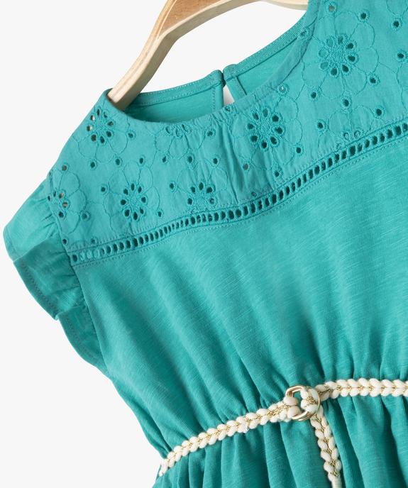 Robe sans manches avec ceinture tressée bébé fille vue2 - GEMO(BEBE DEBT) - GEMO