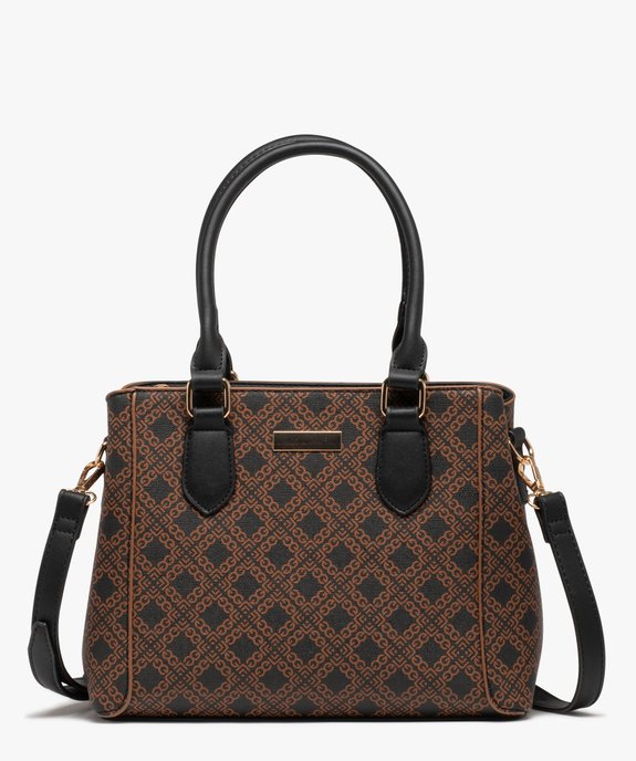 Sac à main imprimé à bandoulière amovible femme vue1 - GEMO (ACCESS) - GEMO