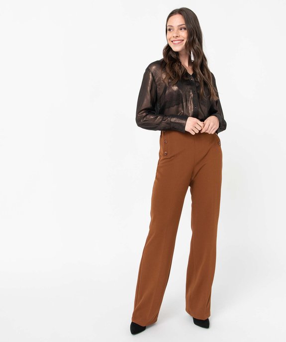 Chemise femme transparente scintillante vue5 - GEMO(FEMME PAP) - GEMO