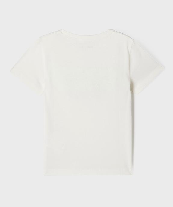 Tee-shirt manches courtes avec inscription XXL garçon vue3 - GEMO (ENFANT) - GEMO