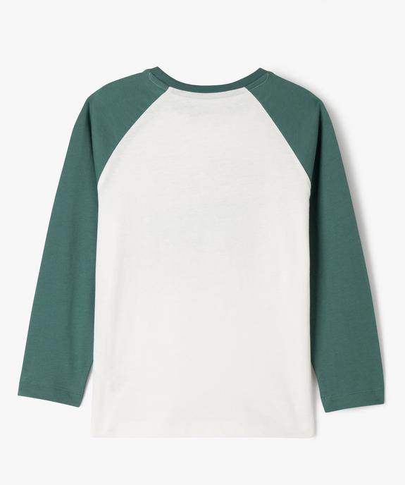 T-shirt manches longues imprimé garçon vue3 - GEMO (ENFANT) - GEMO