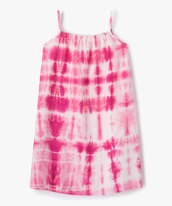 Robe fille à fines bretelles et imprimé tie-and-dye vue1 - GEMO (ENFANT) - GEMO
