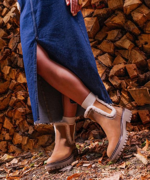 Chelsea boots avec semelle crantée femme - 5 Miles - 5 MILES Chelsea boots avec semelle crantée femme - 5 Miles vue7 - 5 MILES - GEMO