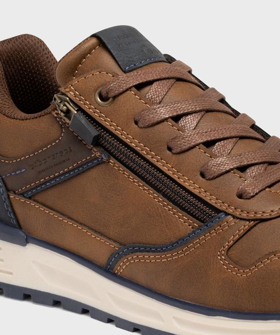 Baskets de ville look retro running homme vue6 - URBAN STEPS GEMO FOR GOOD - GEMO