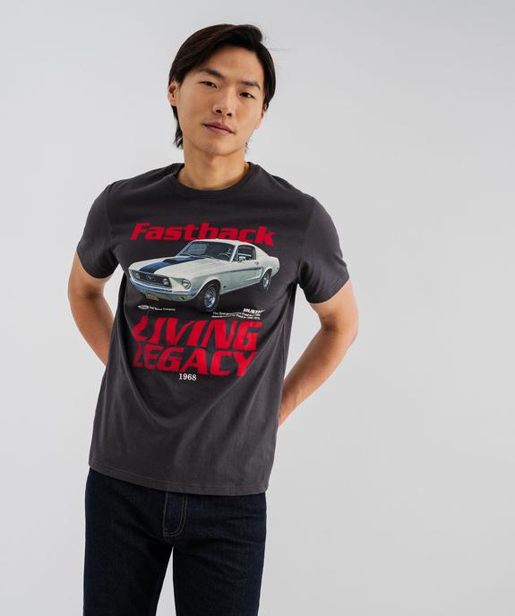 Tee-shirt manches courtes en jersey de coton imprimé homme - Ford vue1 - FORD - GEMO