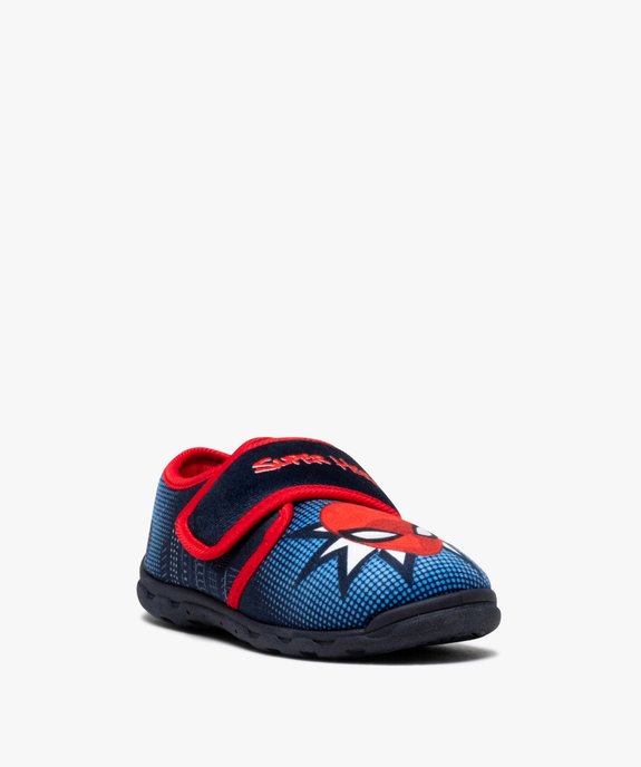 Chaussons garçon super héros à scratch - Marvel vue2 - SPIDERMAN - GEMO