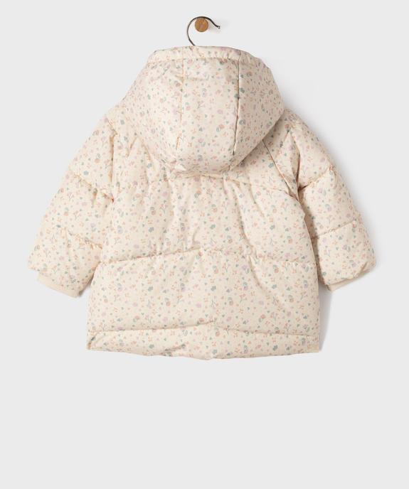 Doudoune à capuche bébé fille - GEMO(BEBE DEBT) Doudoune à capuche bébé fille vue5 - GEMO(BEBE DEBT) - GEMO