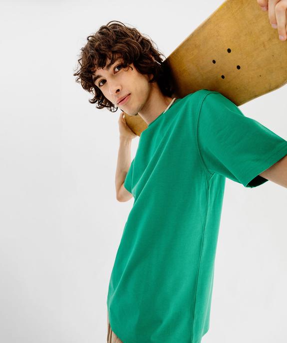 Tee-shirt à manches courtes uni homme vue1 - GEMO 4G HOMME - GEMO