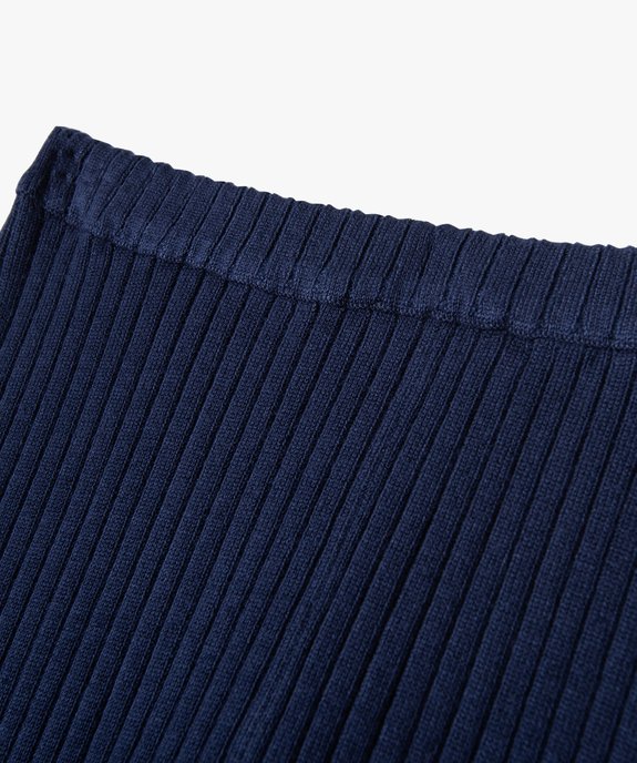 Pantalon leggings en maille côtelée fille vue2 - GEMO 4G FILLE - GEMO