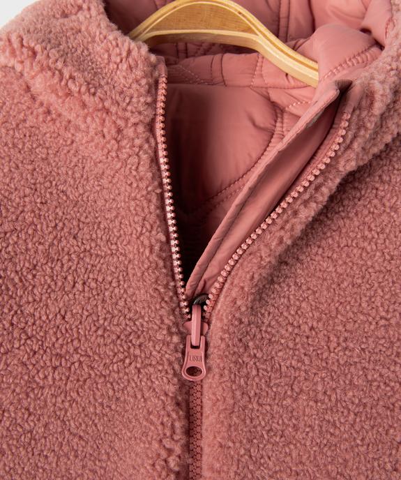 Manteau à capuche réversible bébé fille vue7 - GEMO(BEBE DEBT) - GEMO