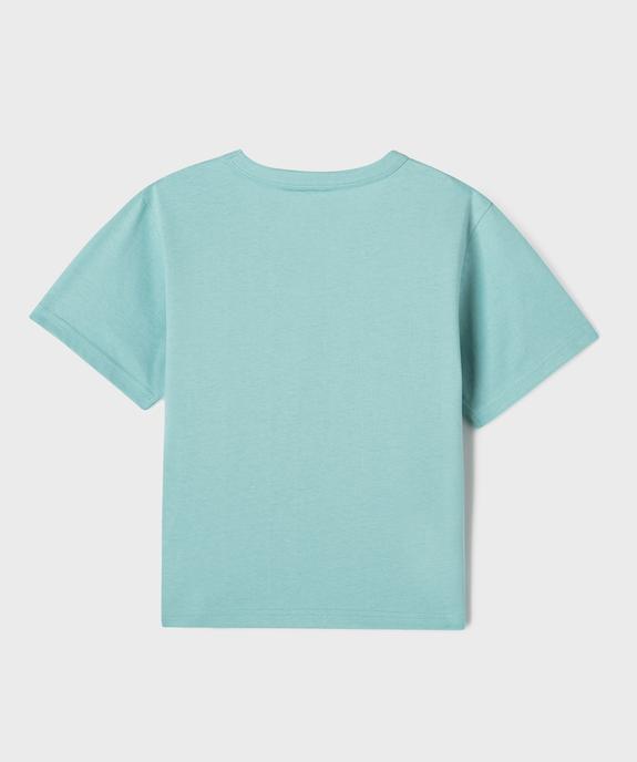 Tee-shirt manches courtes avec motif surf garçon vue3 - GEMO 4G GARCON - GEMO