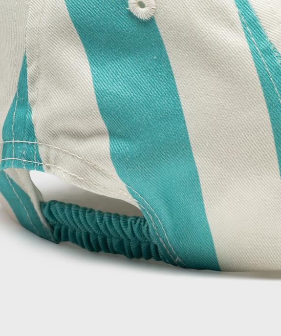 Casquette à rayures bébé garçon vue3 - GEMO 4G BEBE - GEMO