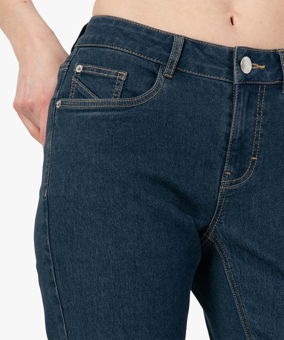 Jean femme coupe courte et Slim vue2 - GEMO 4G FEMME - GEMO