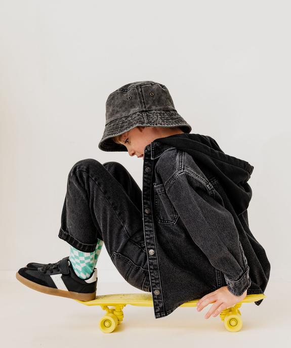 Jean large avec taille ajustable garçon vue4 - GEMO (ENFANT) - GEMO