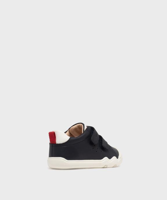 Chaussures de marche Steppieup dessus cuir bébé garçon - Geox Respira vue4 - GEOX - GEMO