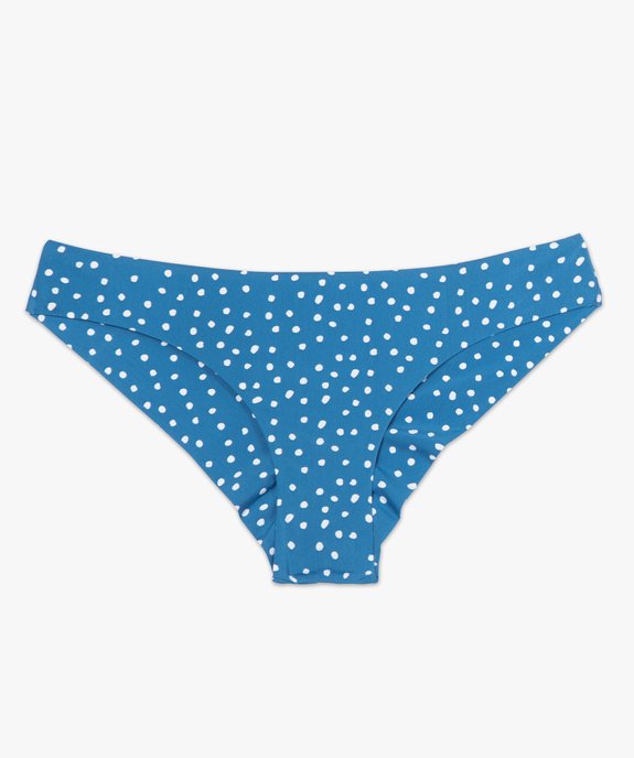 Bas de maillot de bain femme forme shorty à pois vue4 - GEMO (PLAGE) - GEMO