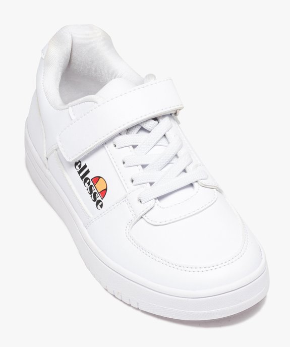 Baskets garçon unies à scratch style rétro - Ellesse vue5 - ELLESSE - GEMO