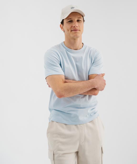 Tee-shirt manches courtes et col rond homme vue1 - GEMO (HOMME) - GEMO