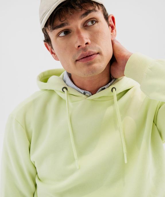 Sweat à capuche intérieur molletonné homme vue2 - GEMO 4G HOMME - GEMO