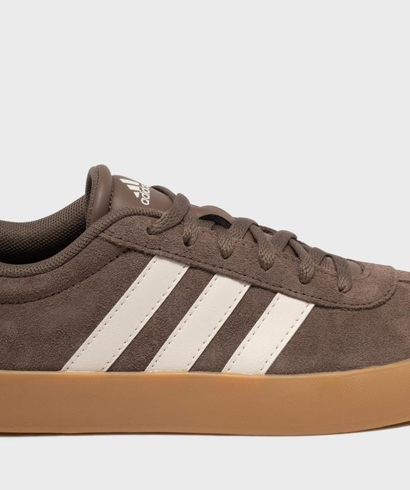 Baskets VL Court 3.0 dessus cuir femme - Adidas vue6 - ADIDAS - GEMO