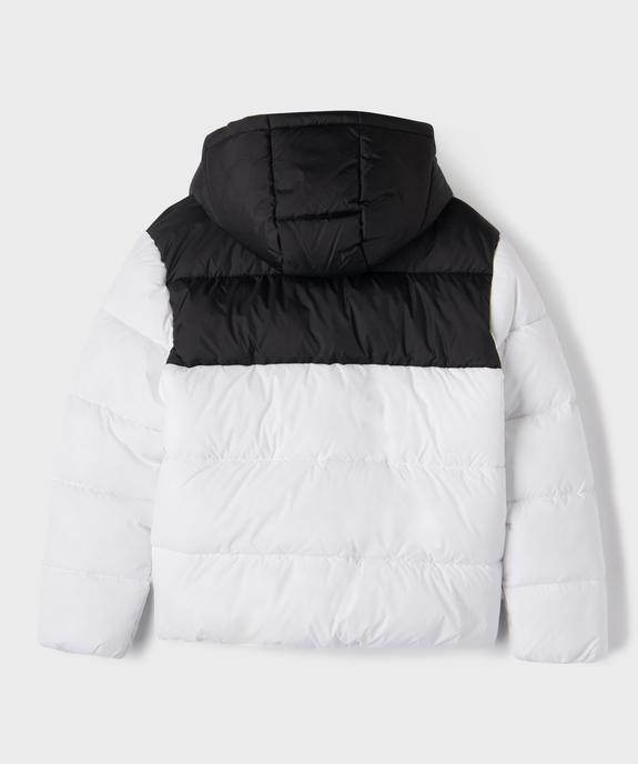 Doudoune à capuche bicolore garçon vue5 - GEMO 4G GARCON - GEMO