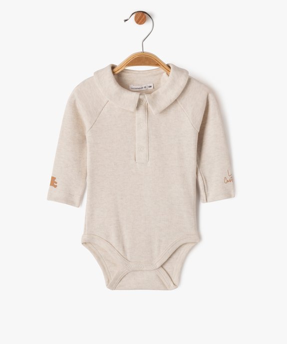 Ensemble 2 pièces salopette et body bébé garçon - LuluCastagnette vue4 - LULUCASTAGNETTE - GEMO