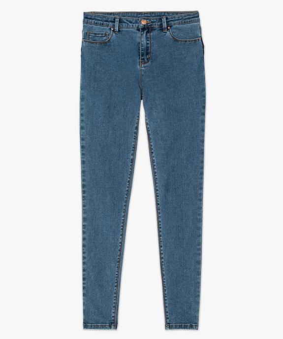 Jean femme skinny push-up uni vue4 - FOLLOW ME - GEMO