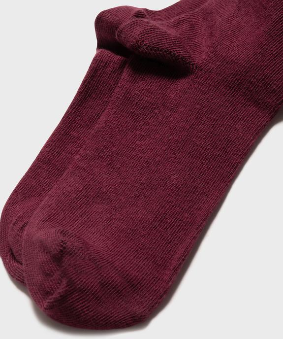 Collants chauds uni en coton fille vue2 - GEMO 4G FILLE - GEMO