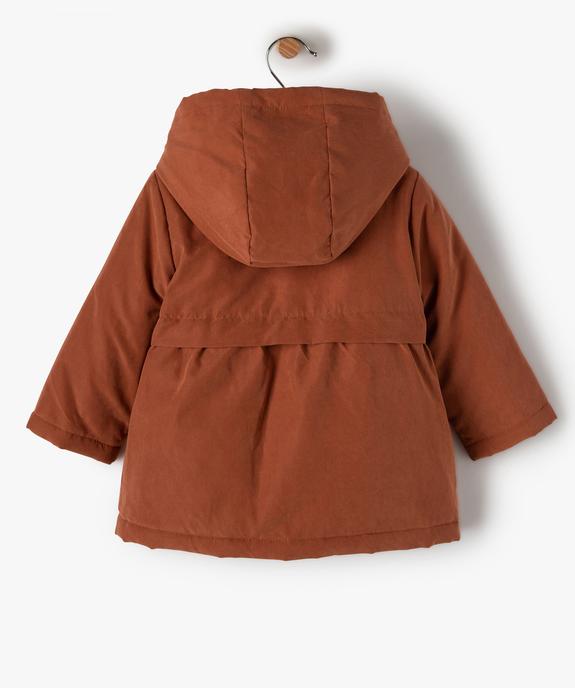 Manteau bébé fille à capuche 3 en 1 vue5 - GEMO(BEBE DEBT) - GEMO