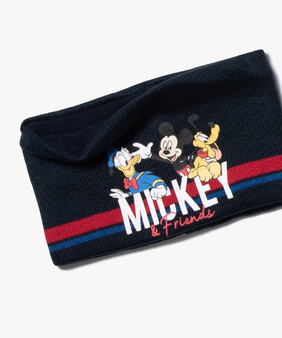 Ensemble bébé garçon (3 pièces) : bonnet + snood + gants - Mickey vue2 - MICKEY - GEMO