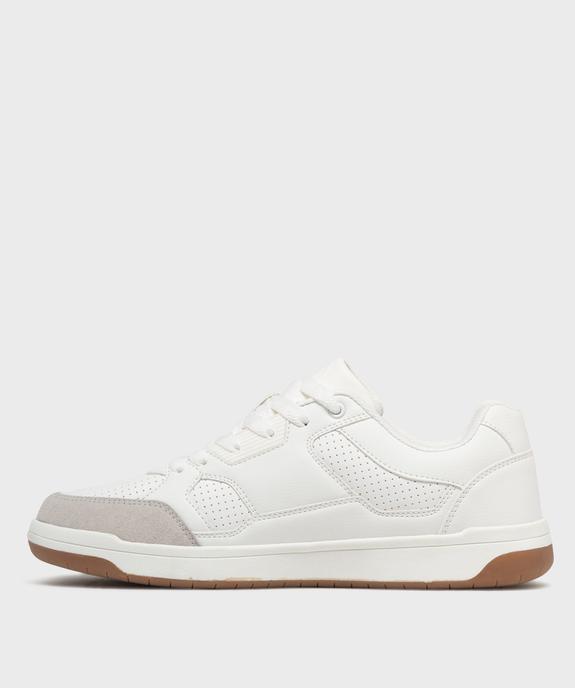 Baskets basses perforées homme - Camps United vue3 - CAMPS - GEMO
