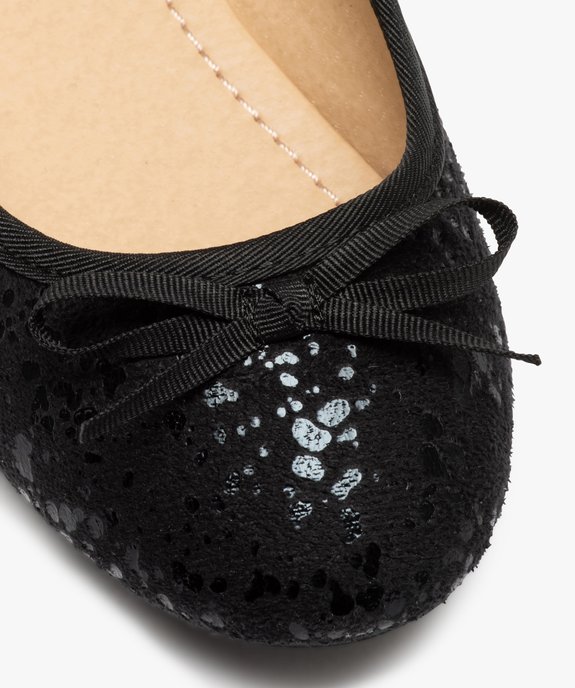 Ballerines fille unies en matière vernie et mate vue6 - GEMO (ENFANT) - GEMO