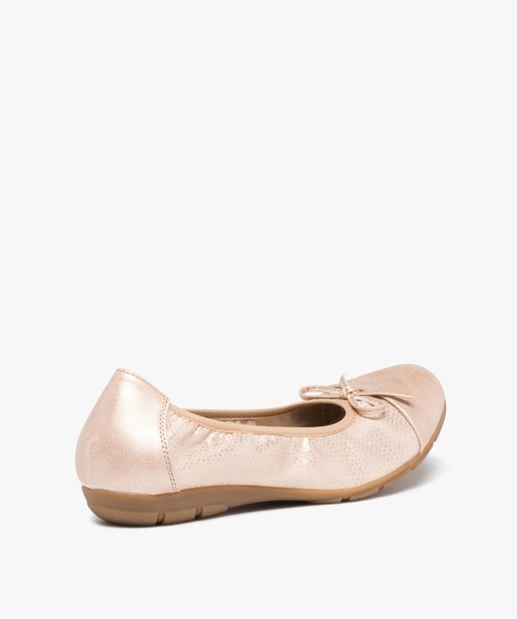 Ballerines femme tige souple à bout renforcé vue4 - GEMO(URBAIN) - GEMO